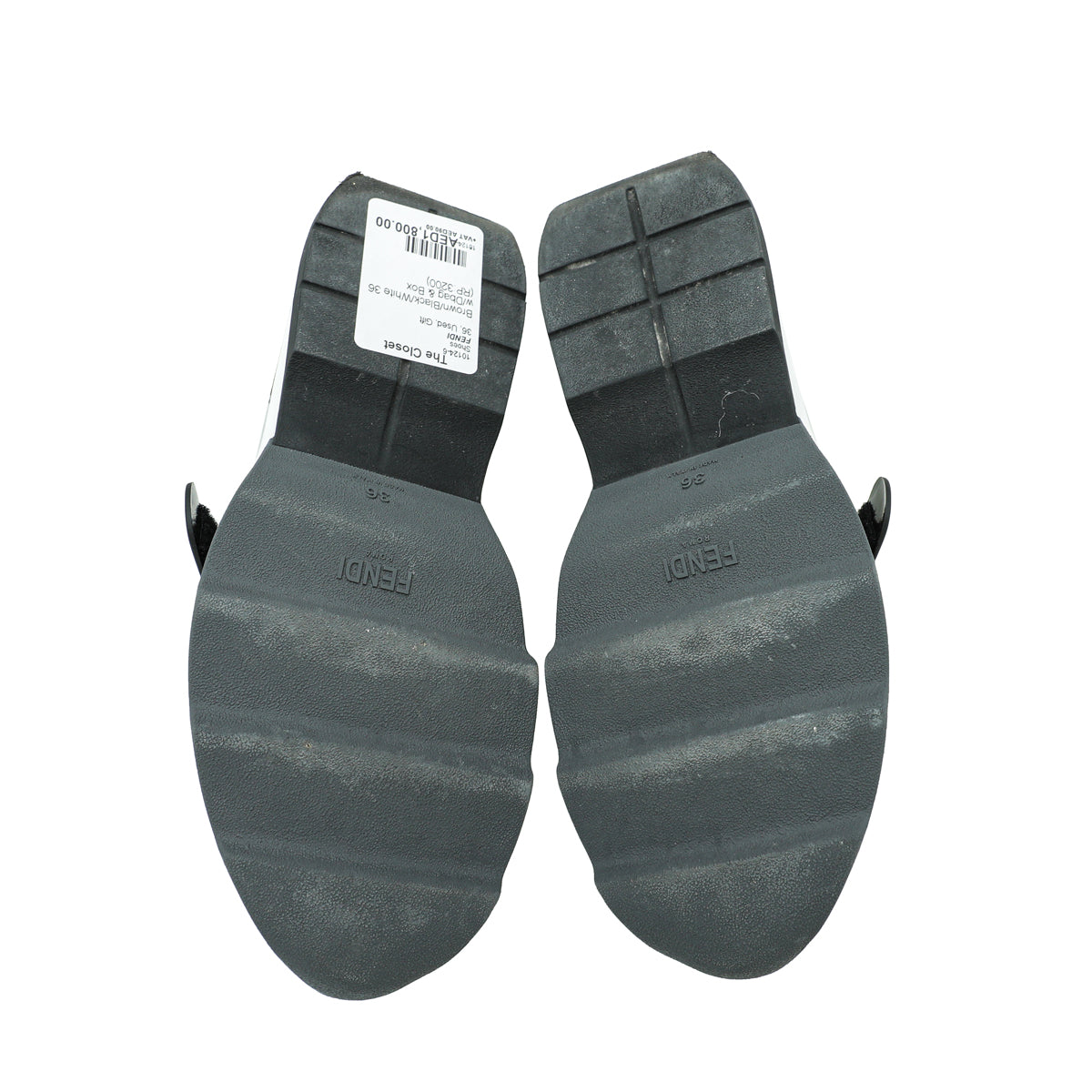 Fendi Tricolor Love Rockoko Sneakers 36