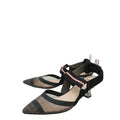 Fendi Colibri Mesh Slingback Pump 36