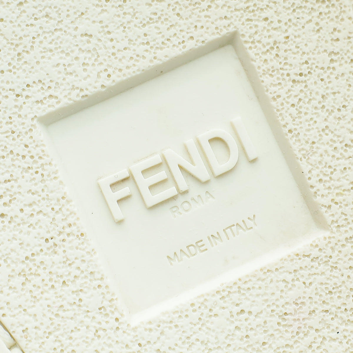 Fendi Bicolor Zucca Buckle Slip On Sneakers 36
