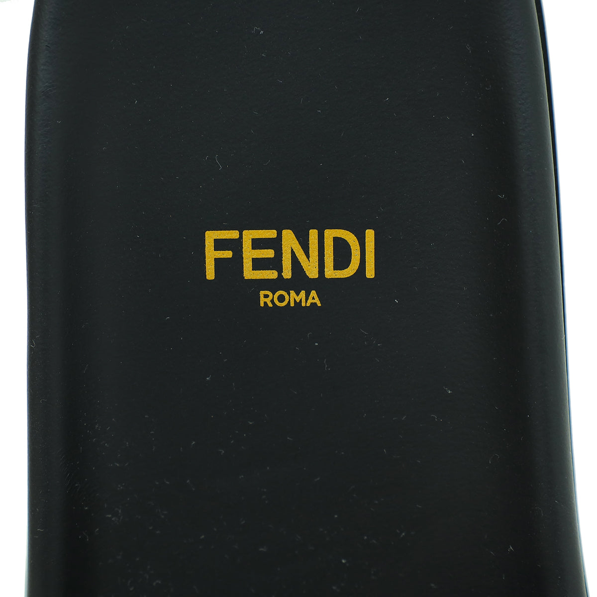 Fendi Bicolor FF Zucca Satin Slide Mules 36