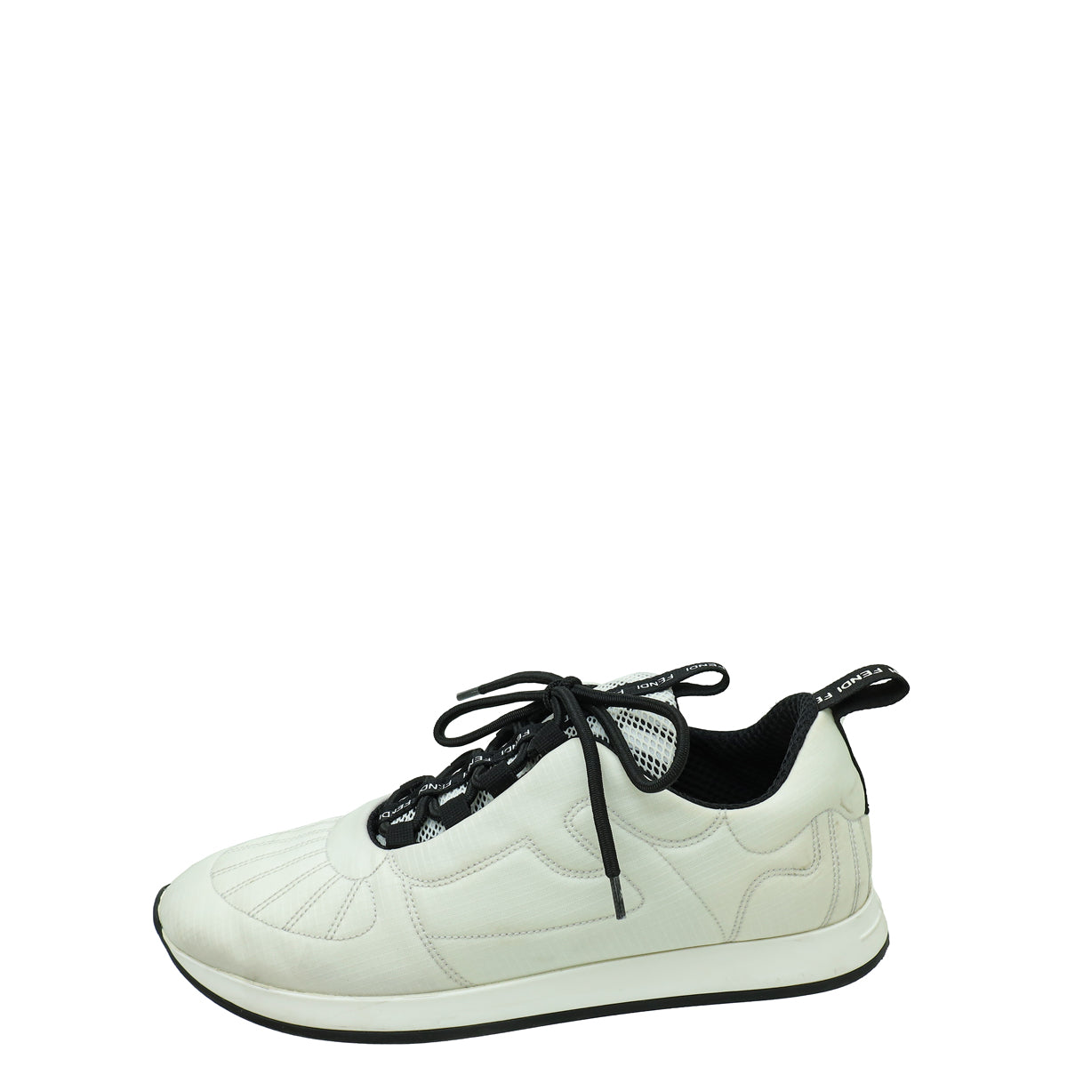 Fendi Bicolor Nylon FFreedom Sneakers 37