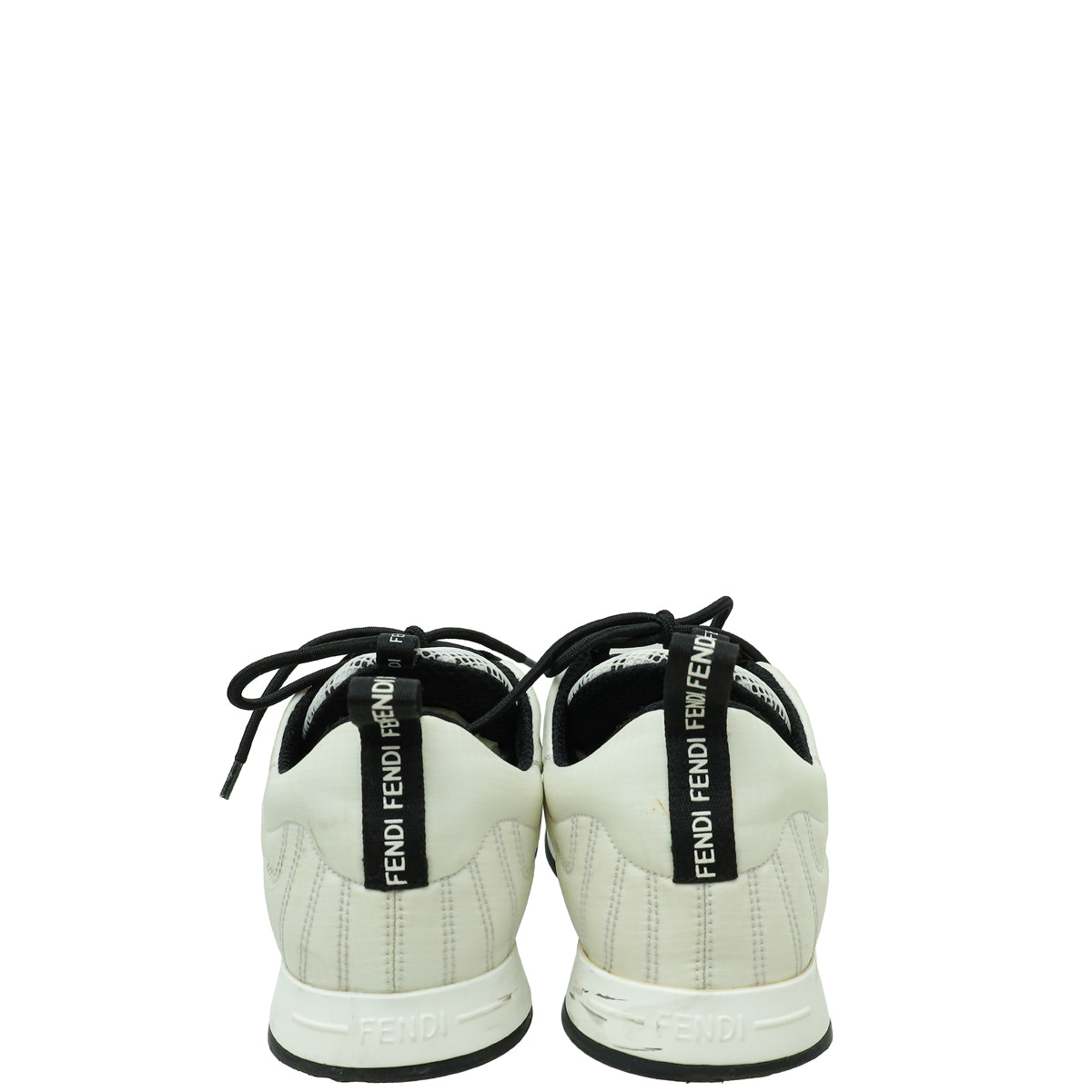 Fendi Bicolor Nylon FFreedom Sneakers 37
