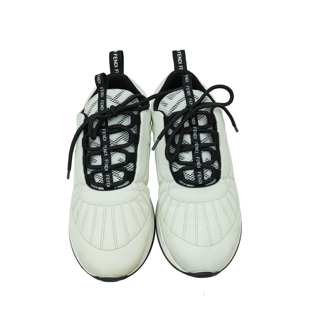 Fendi Bicolor Nylon FFreedom Sneakers 37