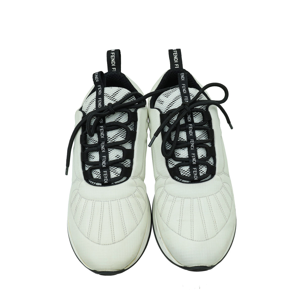 Fendi Bicolor Nylon FFreedom Sneakers 37