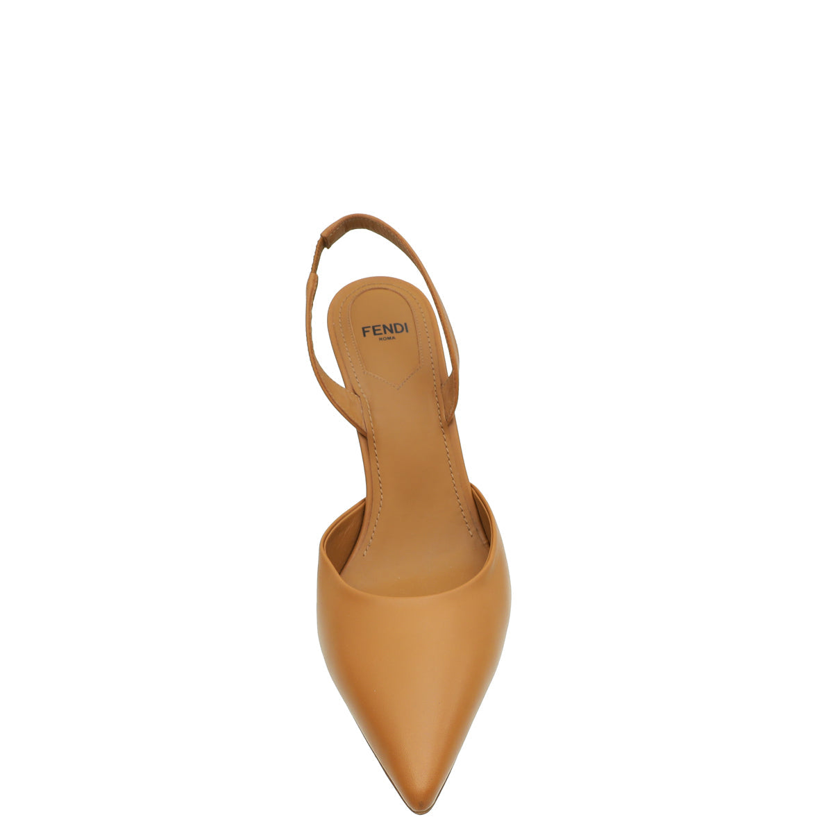 Fendi Brown First Slingback Pumps 37