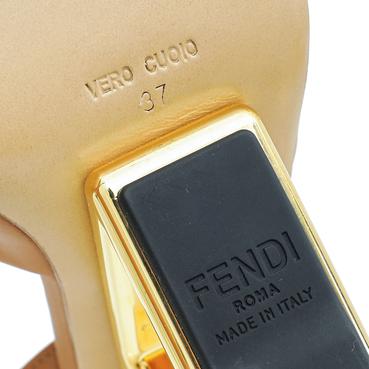 Fendi Brown First Slingback Pumps 37