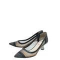 Fendi Bicolor Mesh Colibri Pumps 37