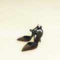 Fendi Bicolor Colibrì Lite High-Heeled Slingback Pump 38