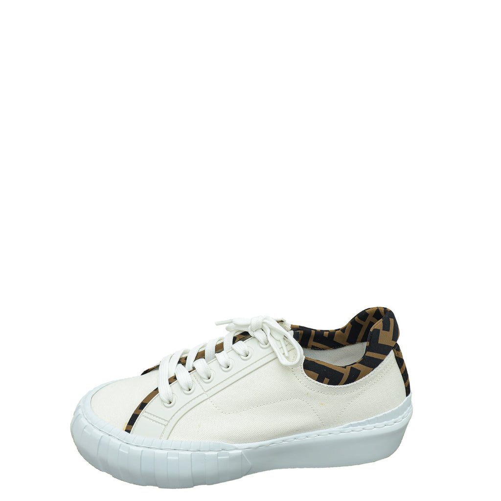 Fendi Bicolor Force Low Top Sneakers 39.5
