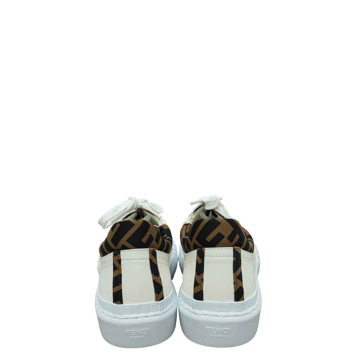 Fendi Bicolor Force Low Top Sneakers 39.5