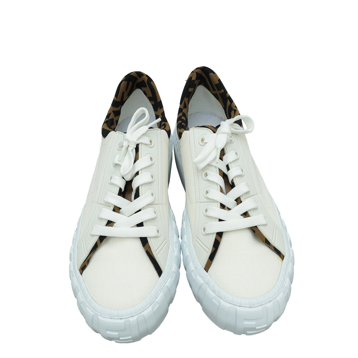 Fendi Bicolor Force Low Top Sneakers 39.5