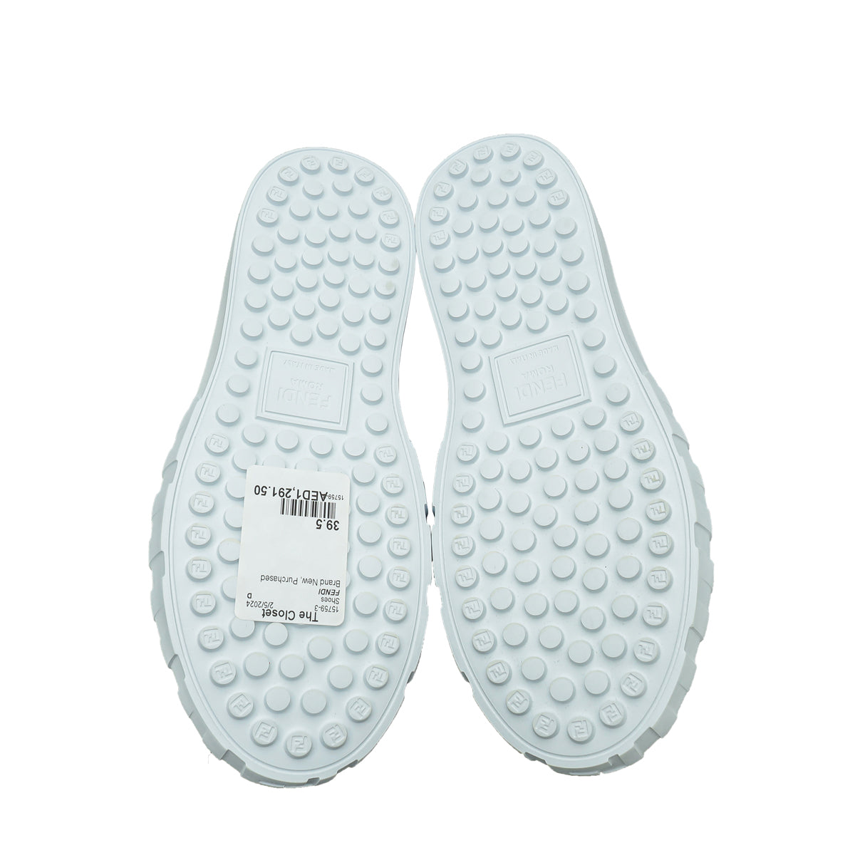 Fendi Bicolor Force Low Top Sneakers 39.5