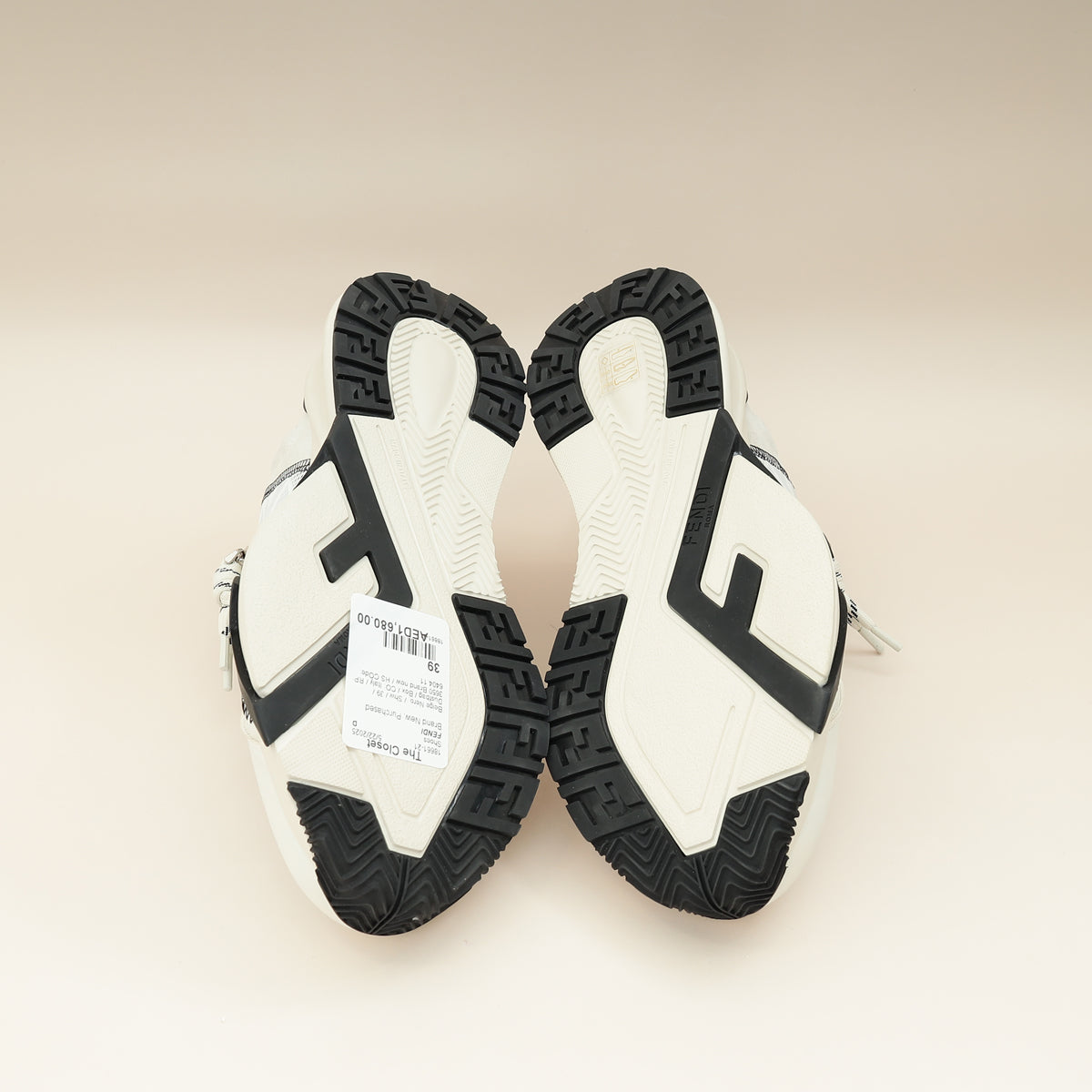Fendi Bicolor Flow Sneakers 39