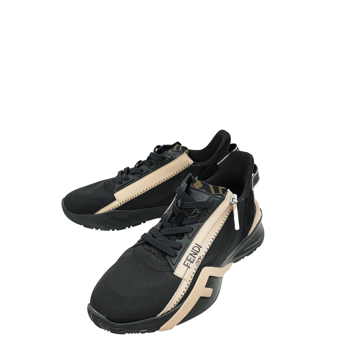 Fendi Bicolor Flow Mesh Sneakers 40