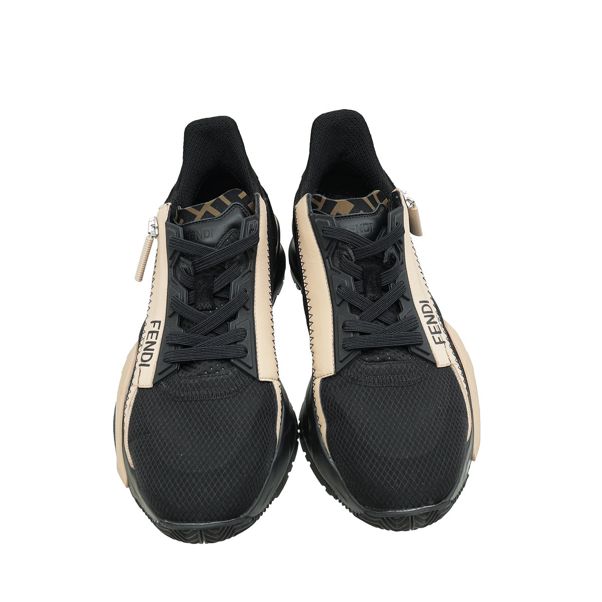 Fendi Bicolor Flow Mesh Sneakers 40