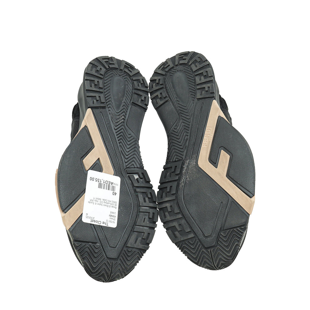 Fendi Bicolor Flow Mesh Sneakers 40