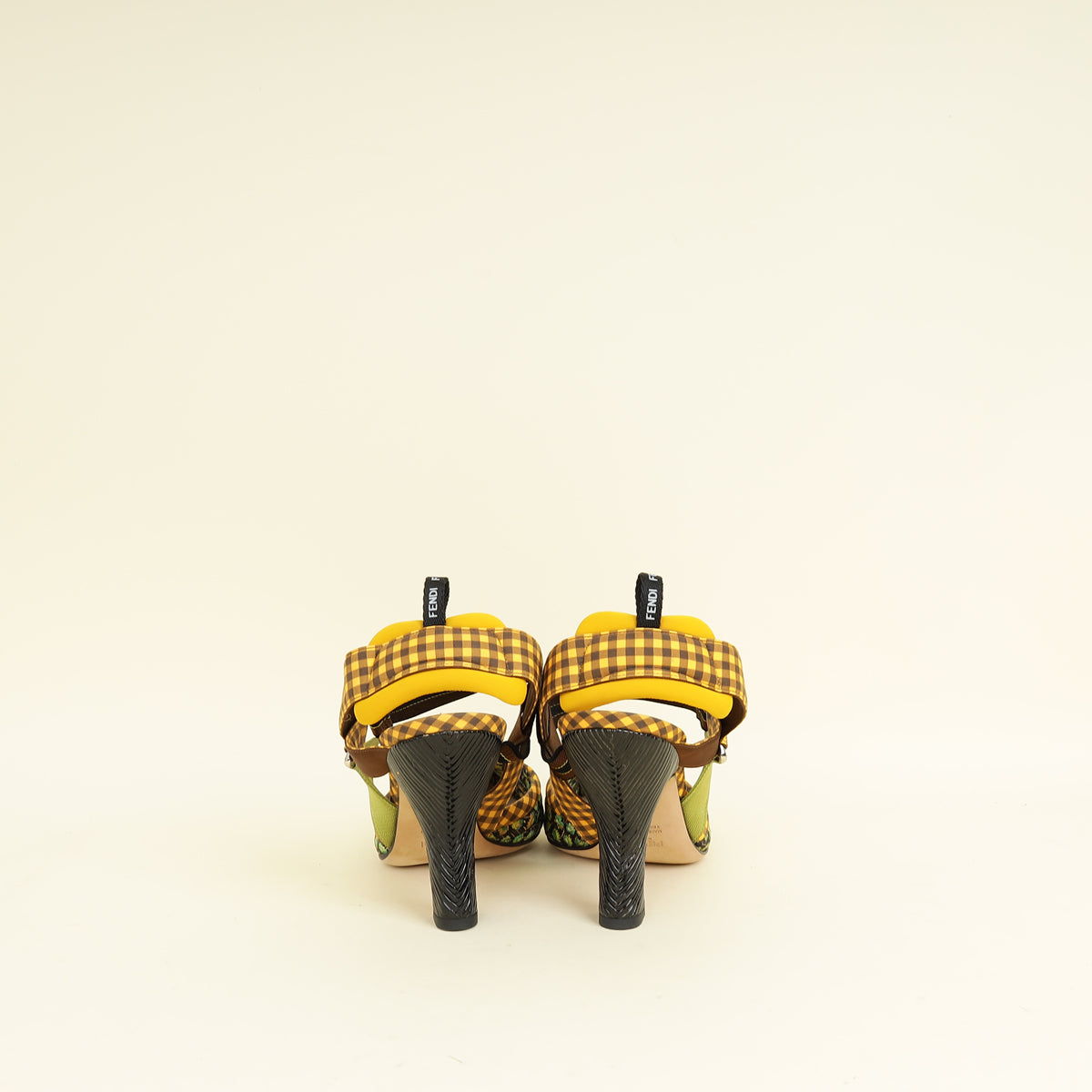 Fendi Multicolor Colibri Patchwork Slingback Pump 41