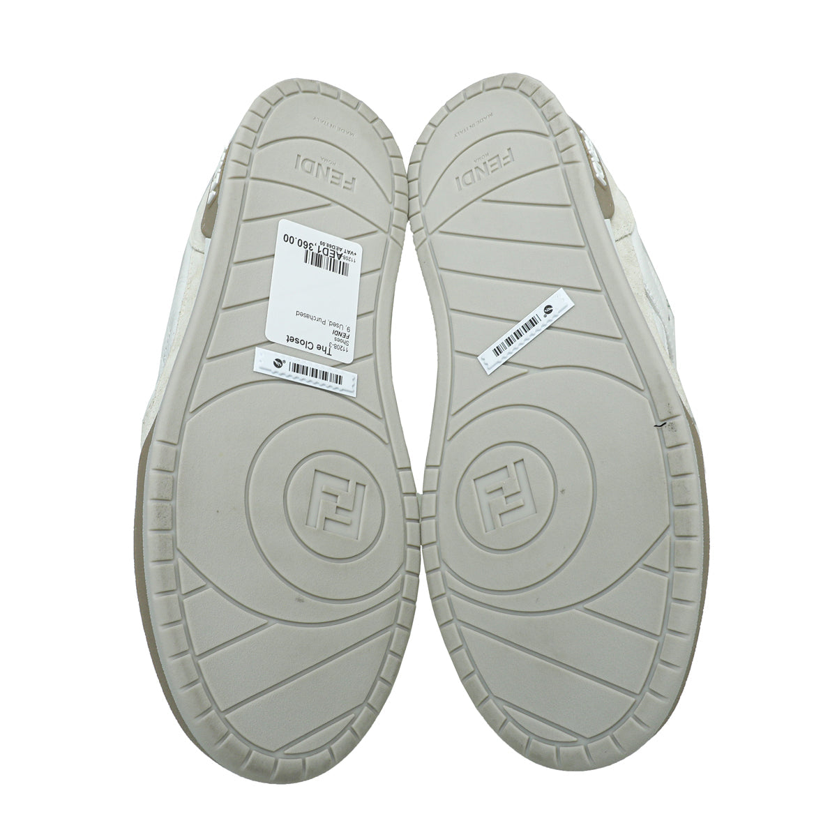 Fendi White Multicolor Match Sneaker 9