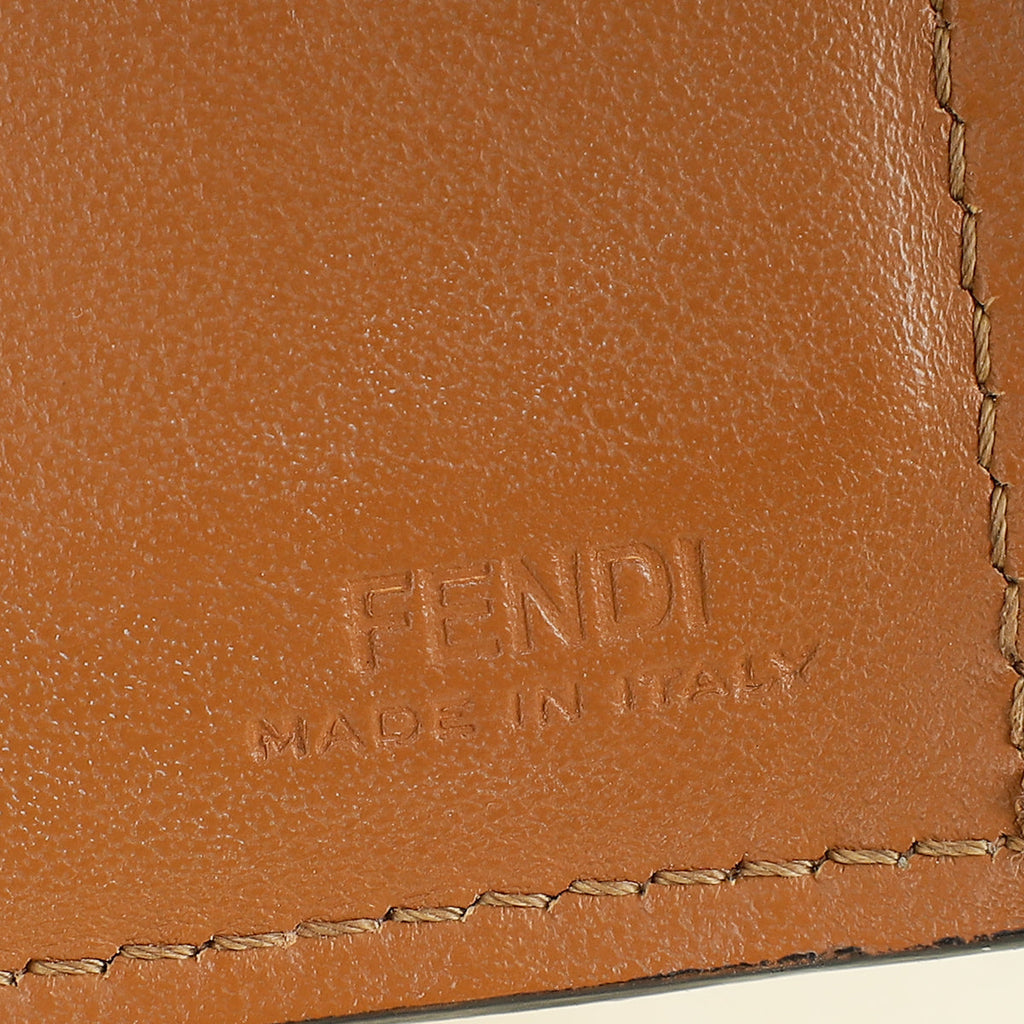 Fendi Gold F is Fendi Bifold Compact Wallet