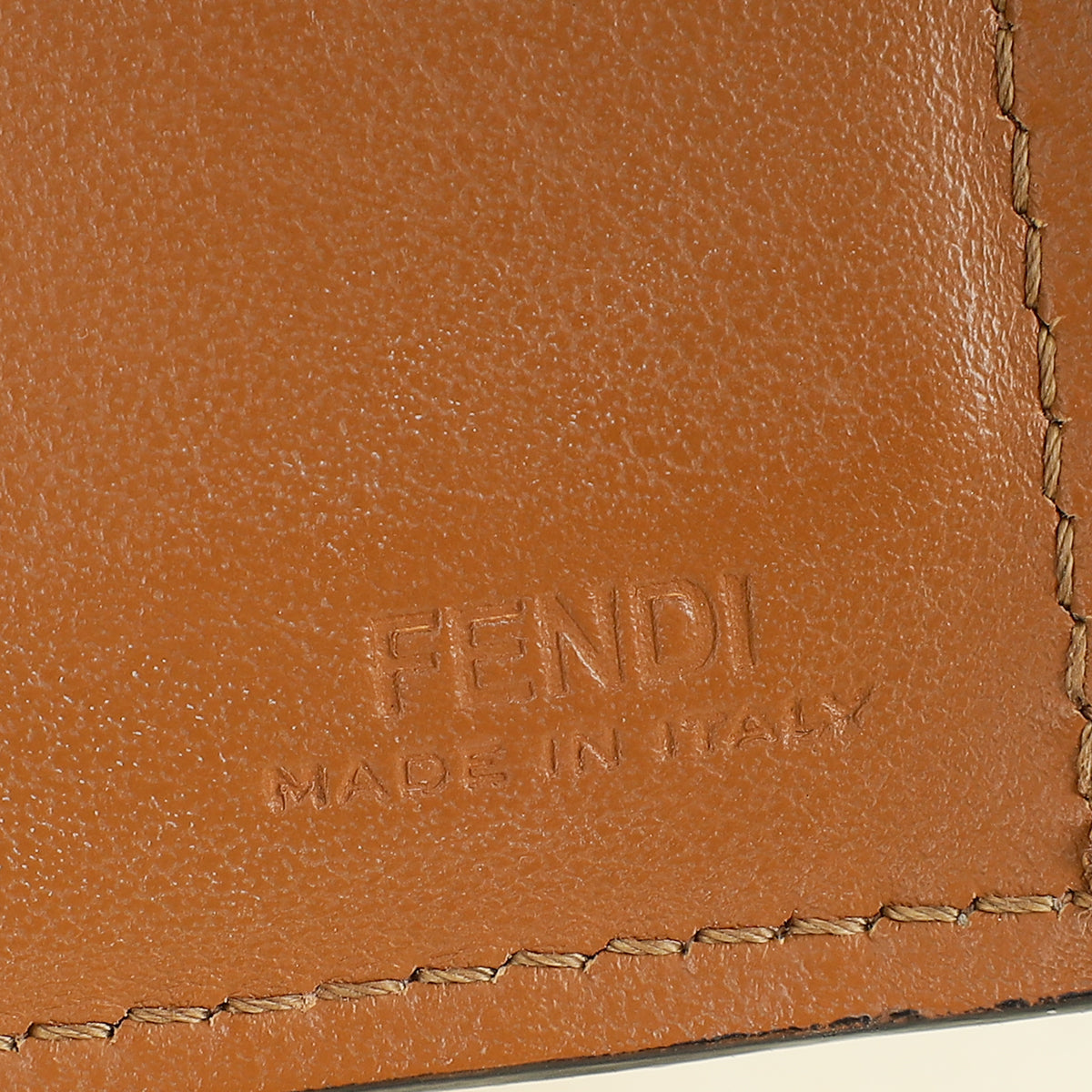 Fendi Gold F is Fendi Bifold Compact Wallet