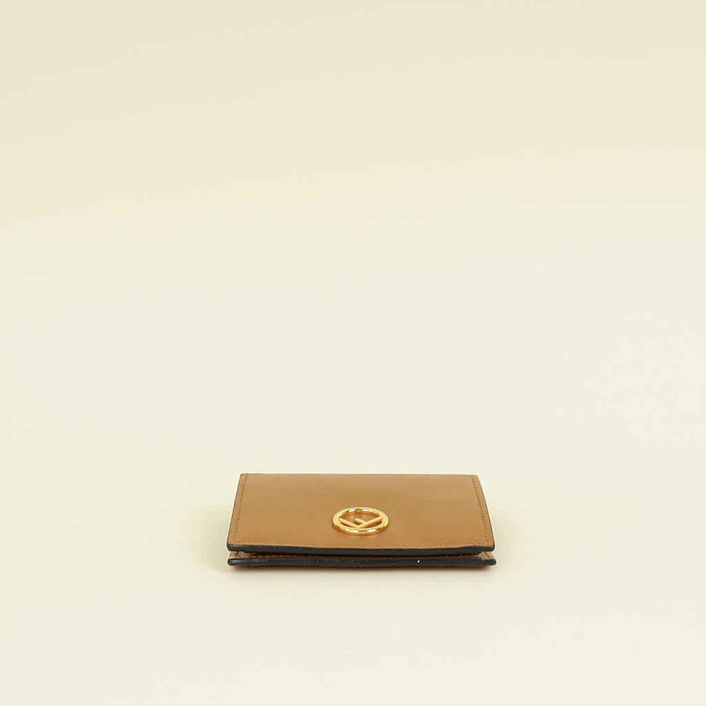 Fendi Gold F is Fendi Bifold Compact Wallet