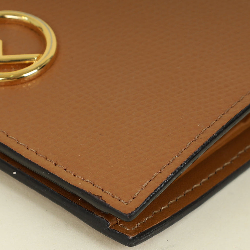 Fendi Gold F is Fendi Bifold Compact Wallet