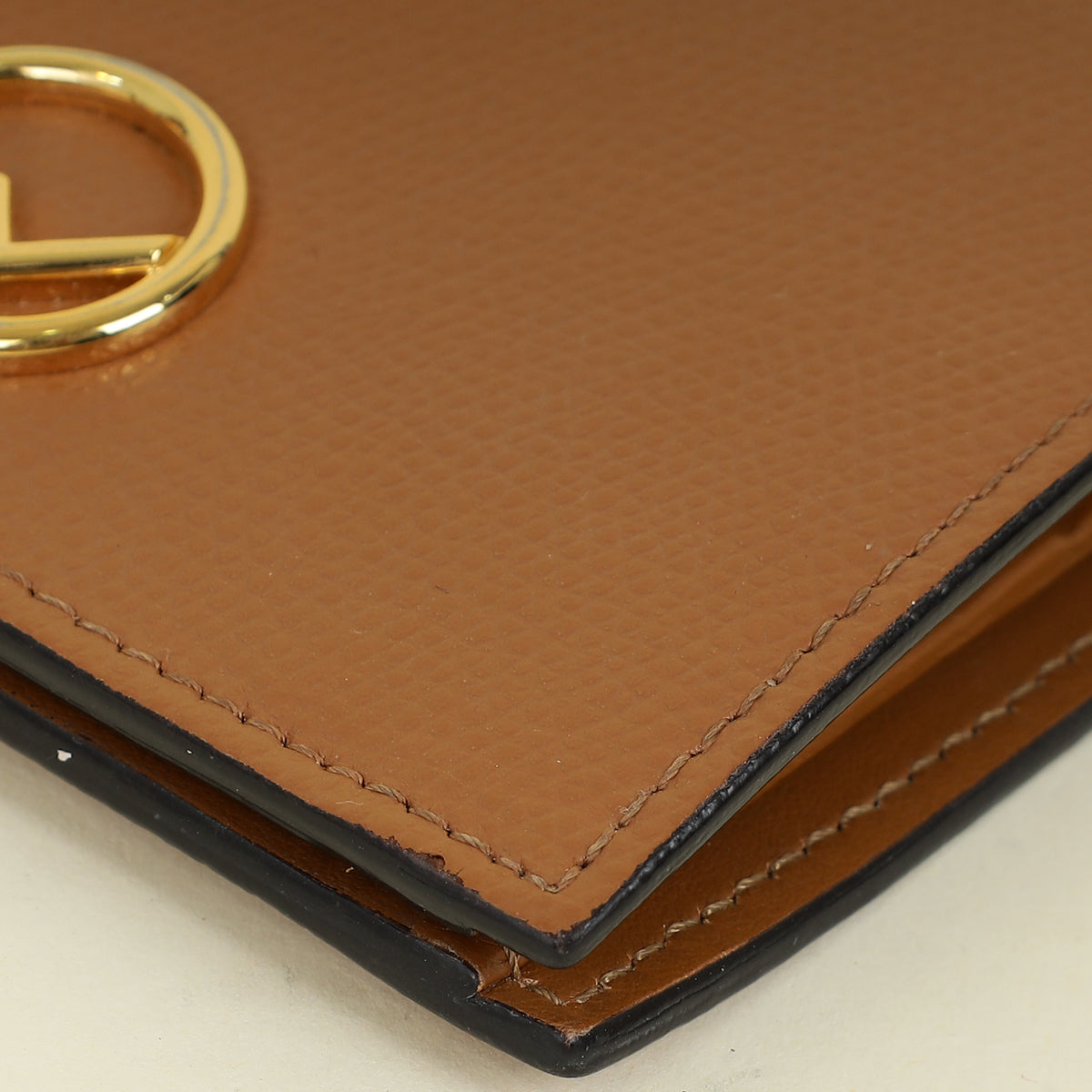 Fendi Gold F is Fendi Bifold Compact Wallet