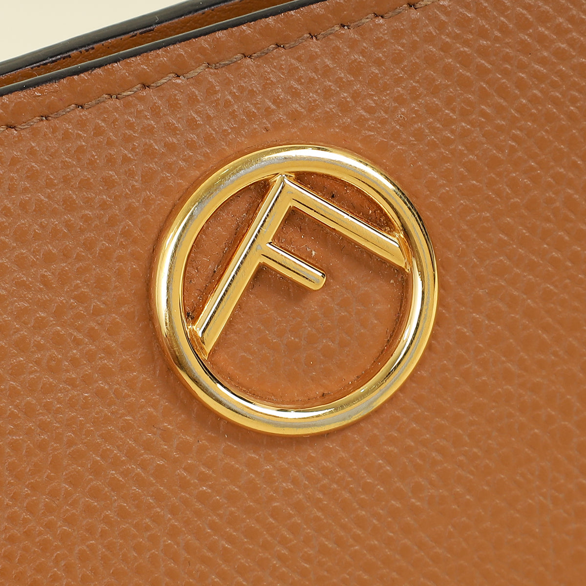 Fendi Gold F is Fendi Bifold Compact Wallet