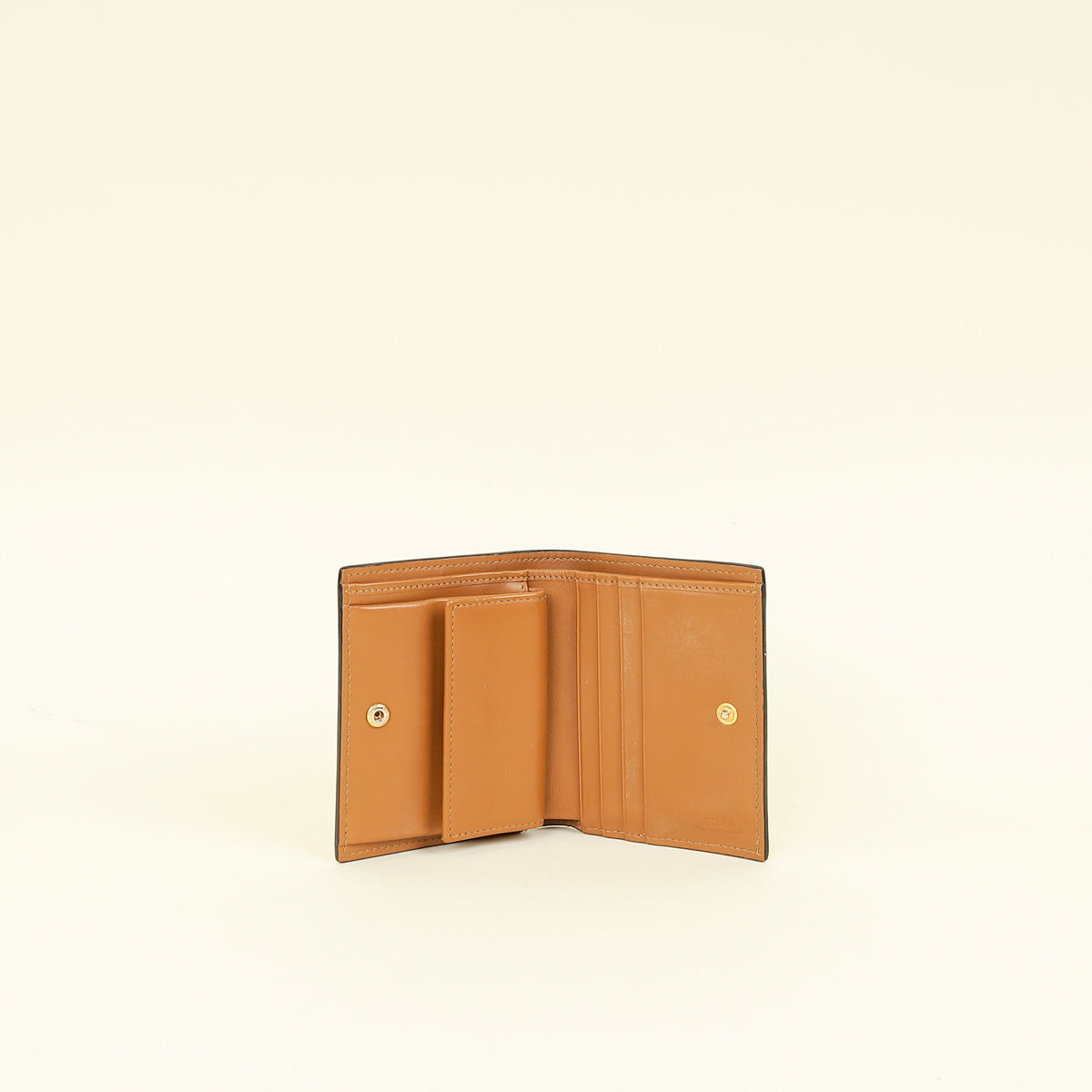 Fendi Gold F is Fendi Bifold Compact Wallet