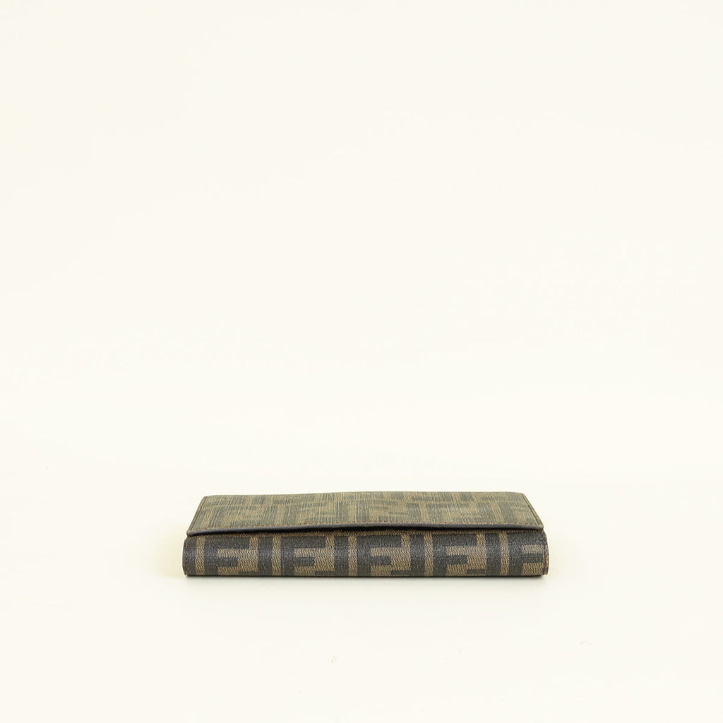 Fendi Tobacco Zucca Continental Wallet
