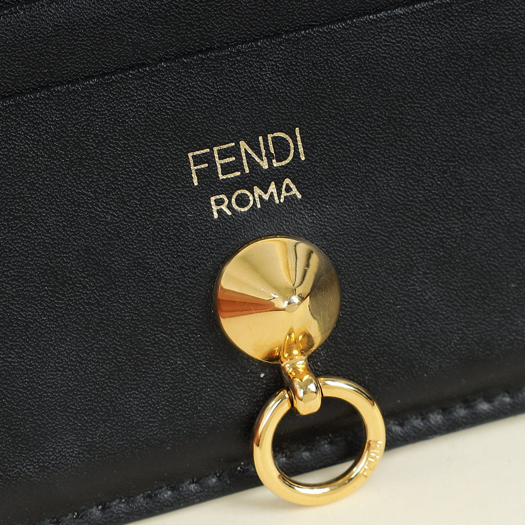 Fendi Black By The Way Card Holder