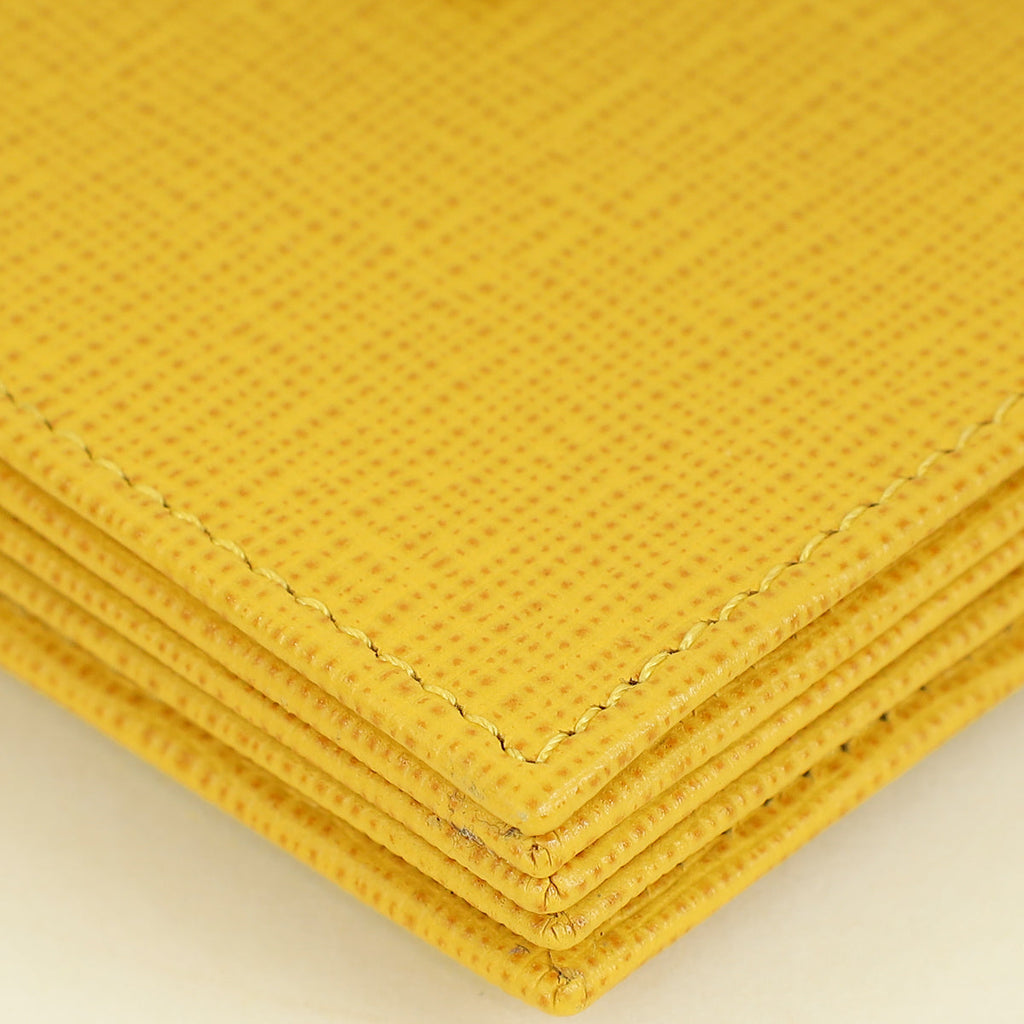 Fendi Yellow Card Case
