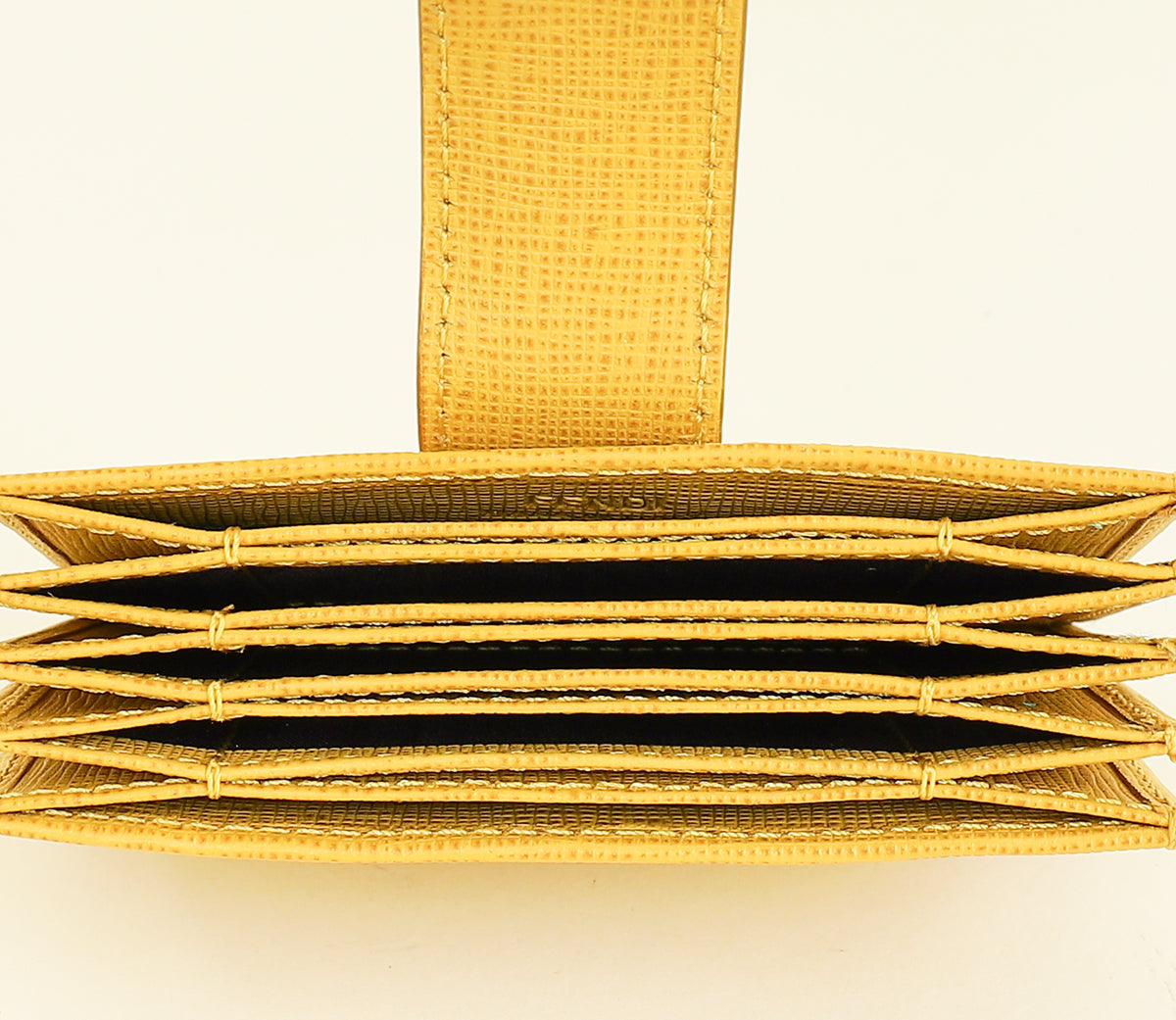 Fendi Yellow Card Case