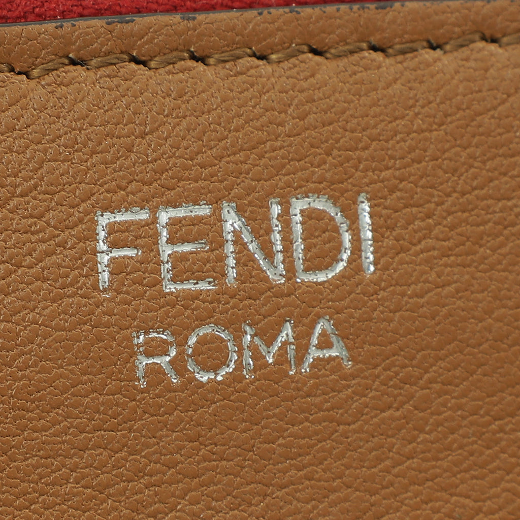 Fendi Tricolor Zipped Card Holder