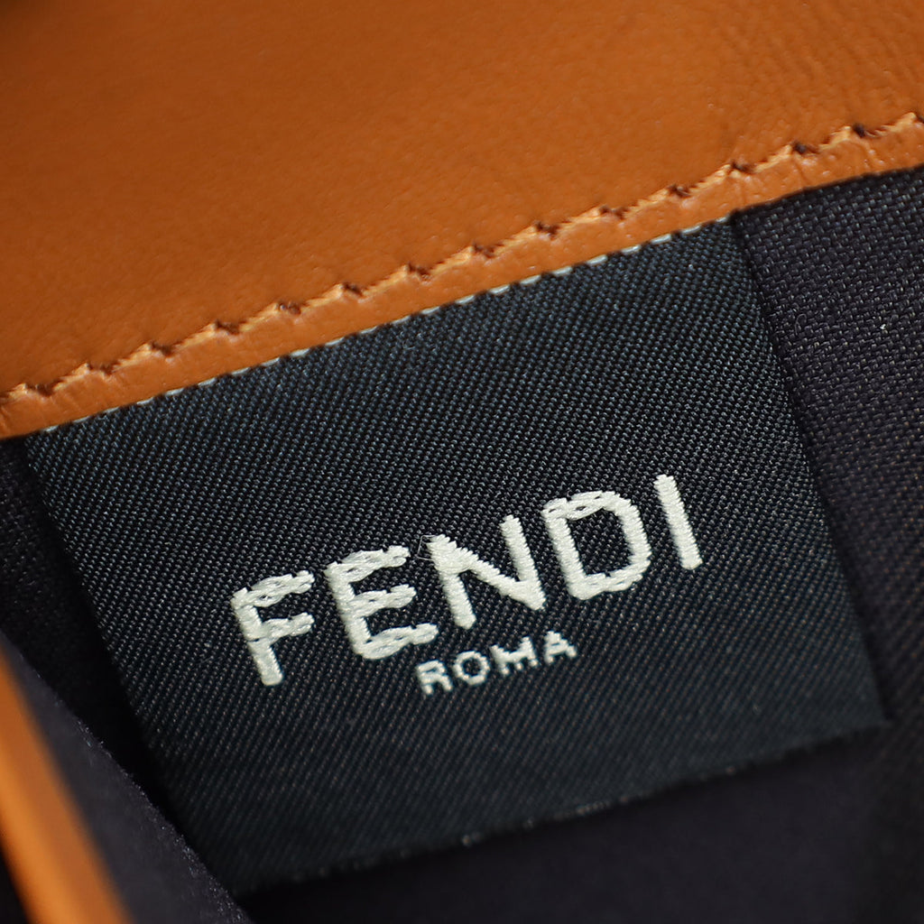 Fendi Caramel Baguette Continental Wallet on Chain