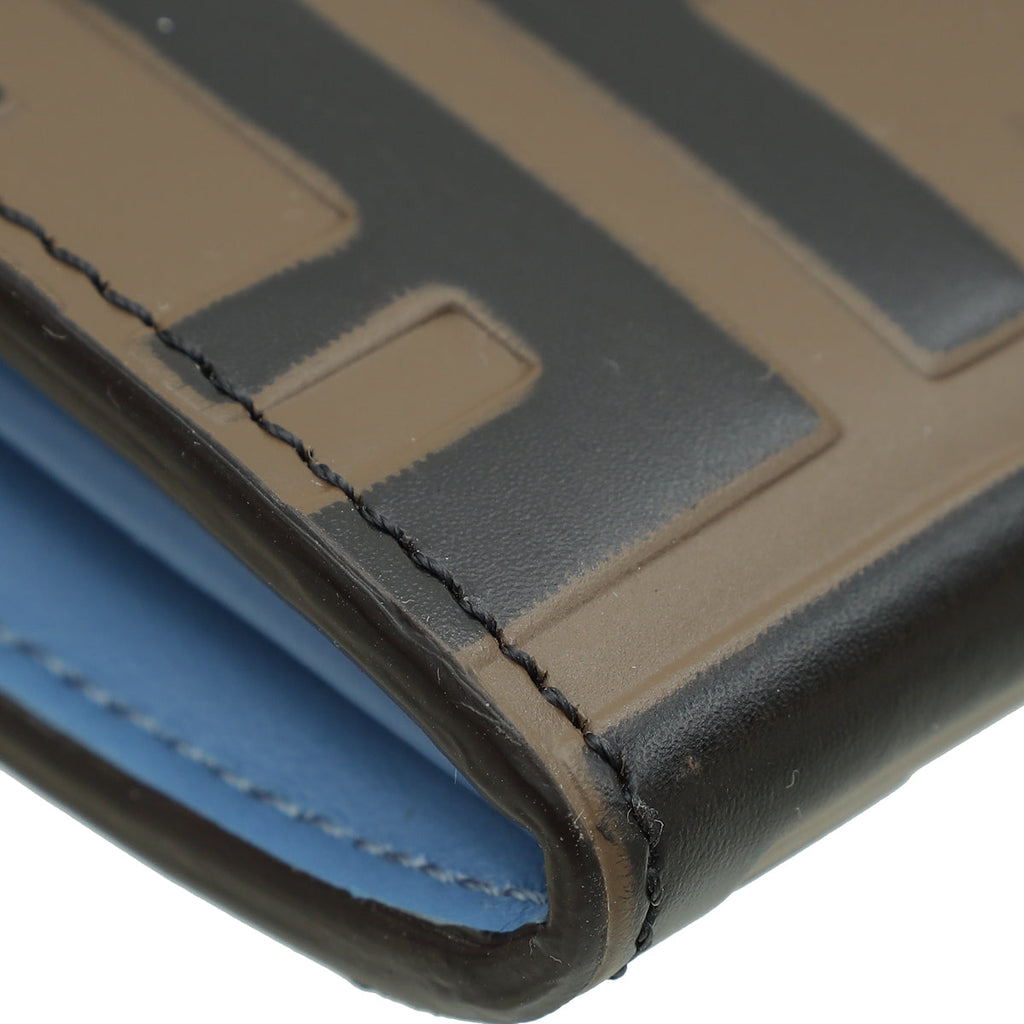 Fendi Tricolor F is Fendi Long Wallet