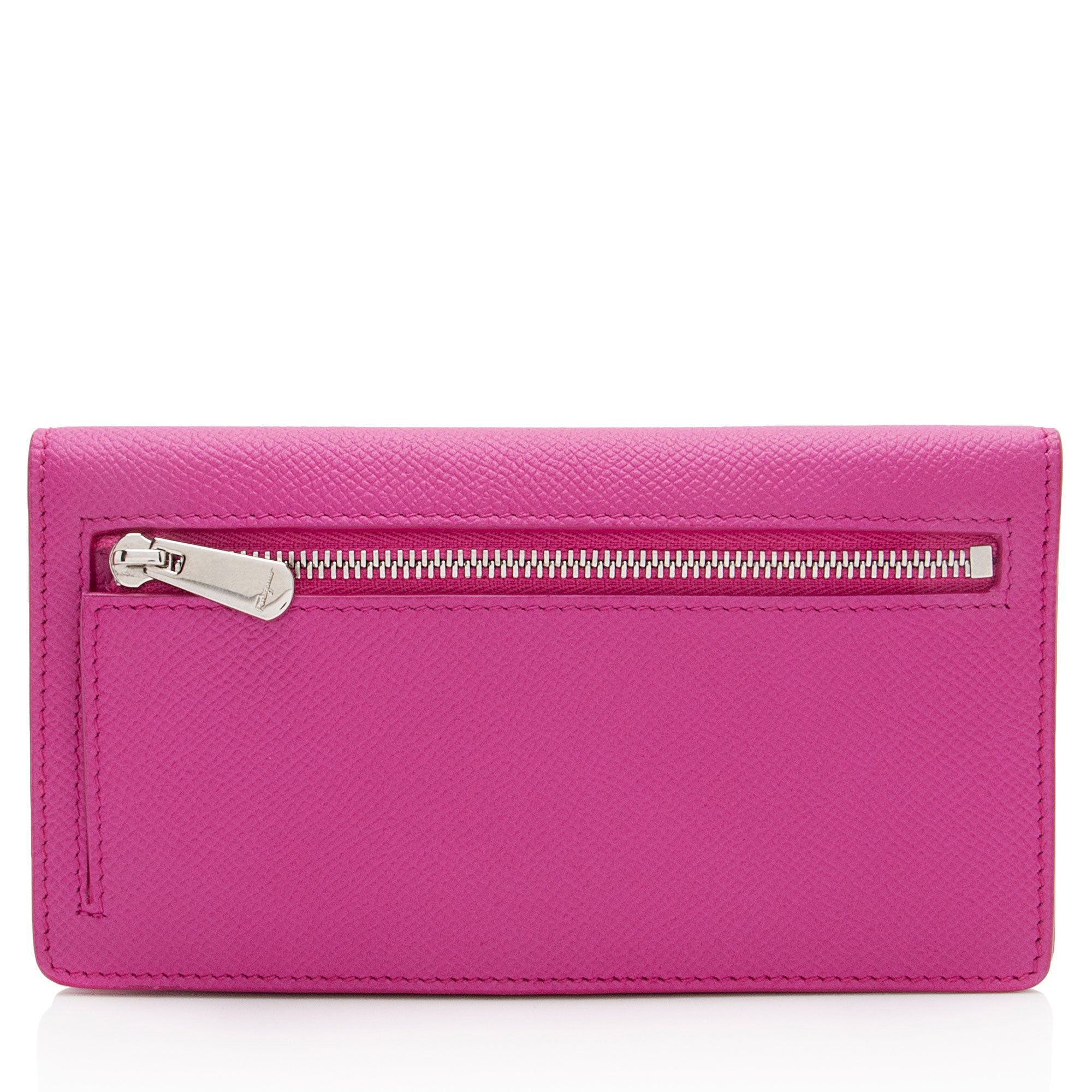 Ferragamo Calfskin Gancini Continental Wallet