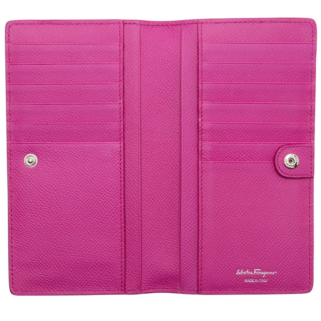 Ferragamo Calfskin Gancini Continental Wallet