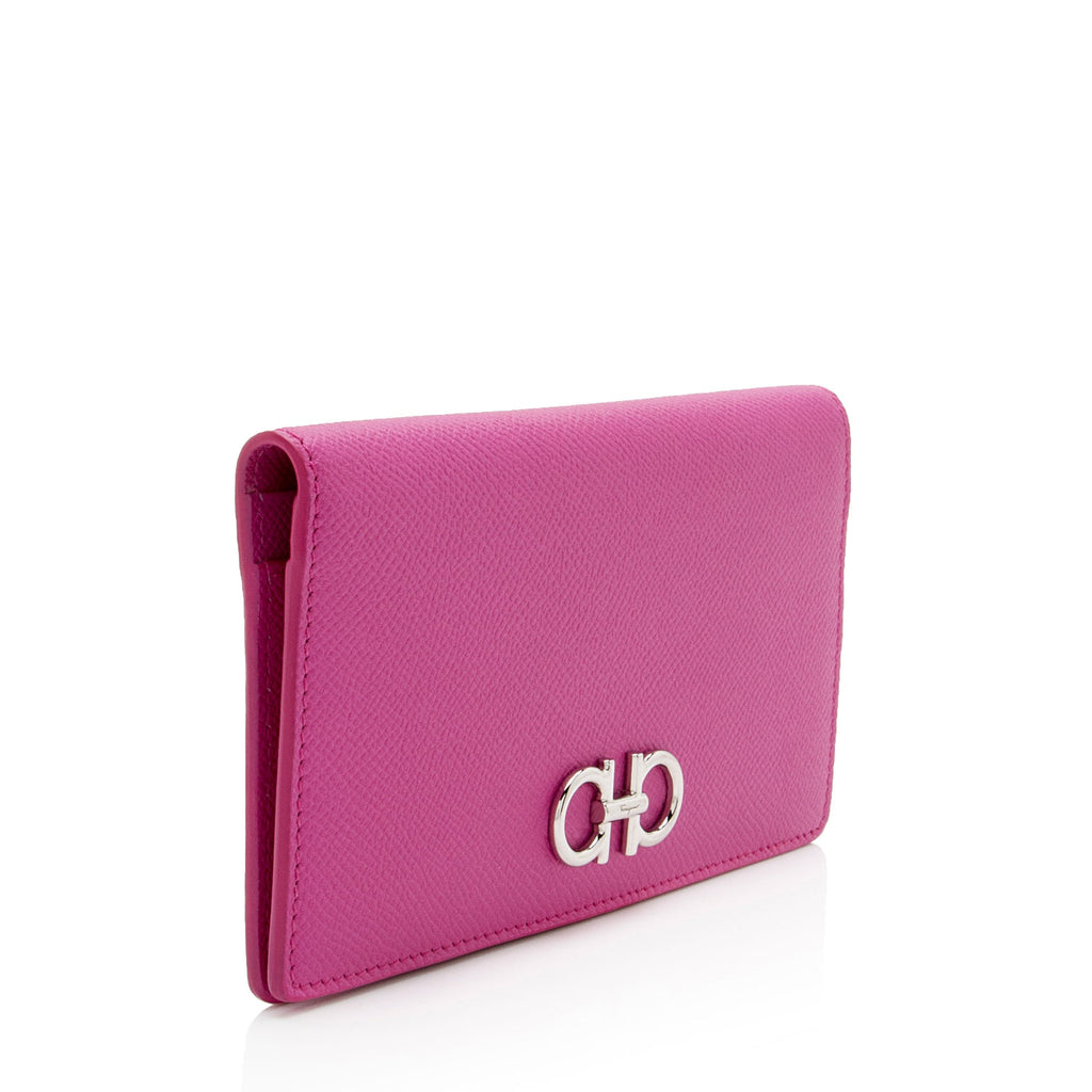 Ferragamo Calfskin Gancini Continental Wallet