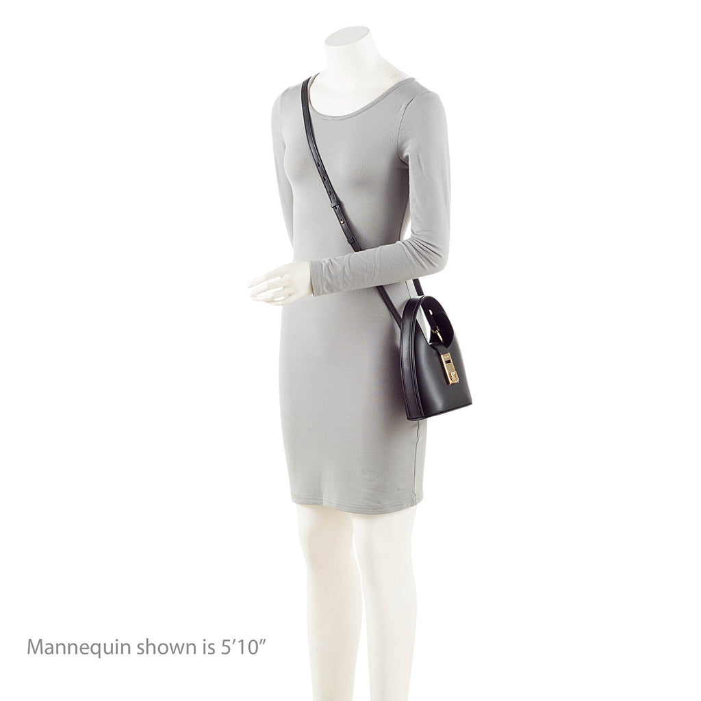 Ferragamo Calfskin Gancini Mini Hobo