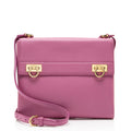 Ferragamo Calfskin Mya Double Lock Crossbody