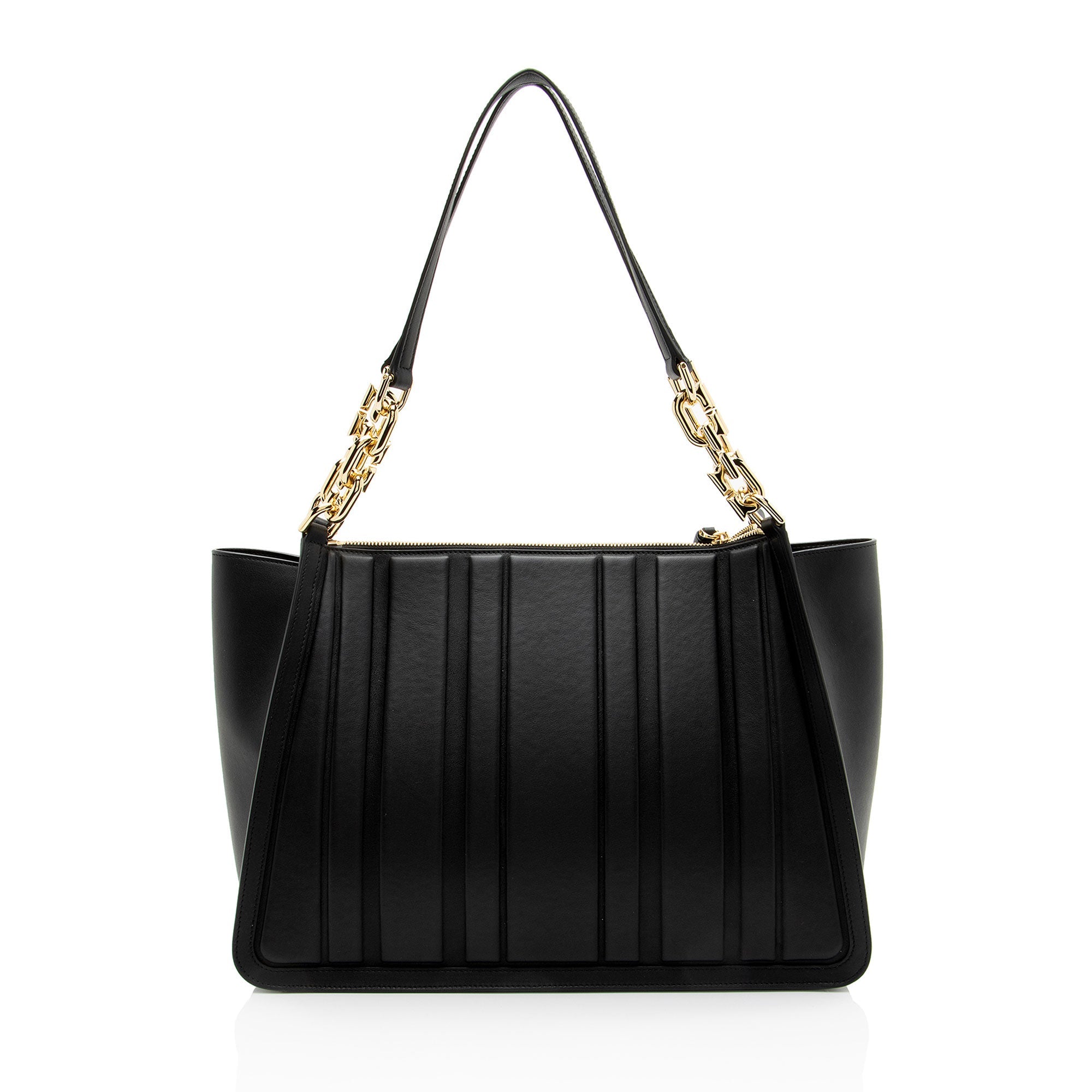 Ferragamo Calfskin Panelled Design Tote
