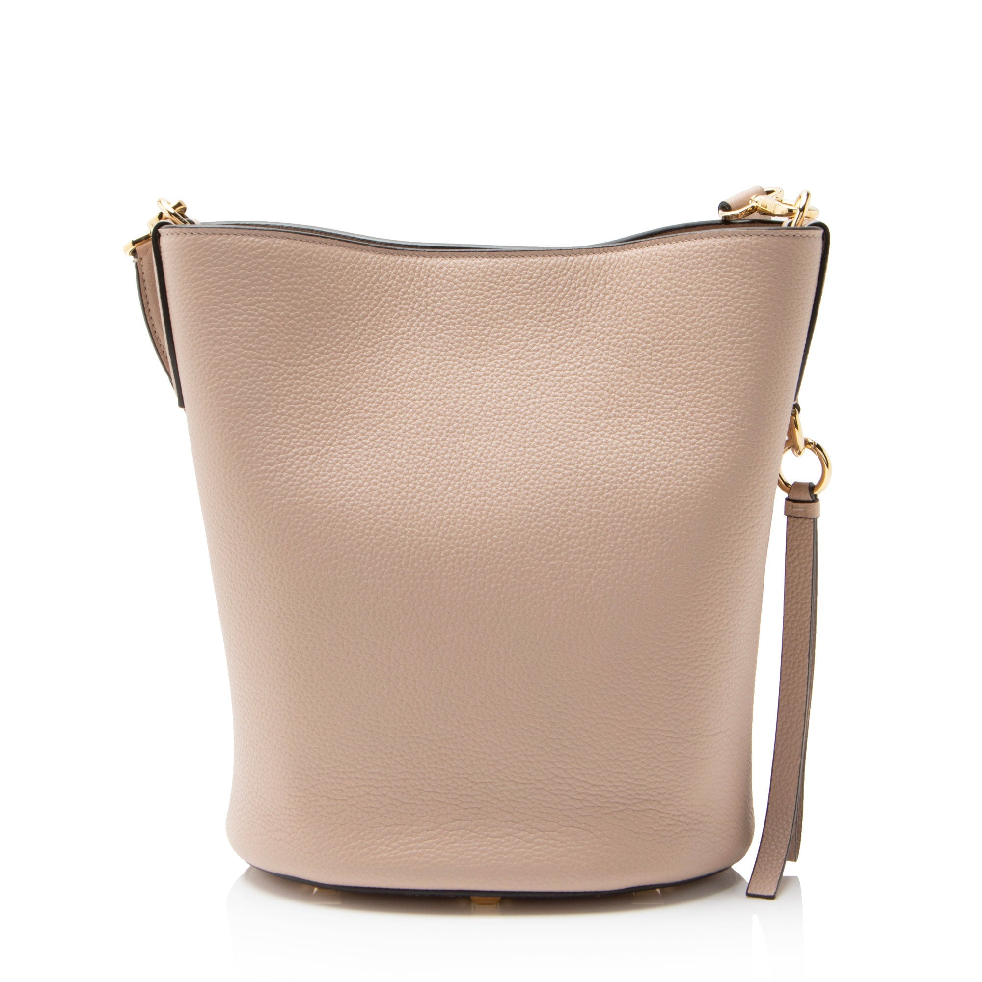 Ferragamo Calfskin Gancini Studio Bucket Bag