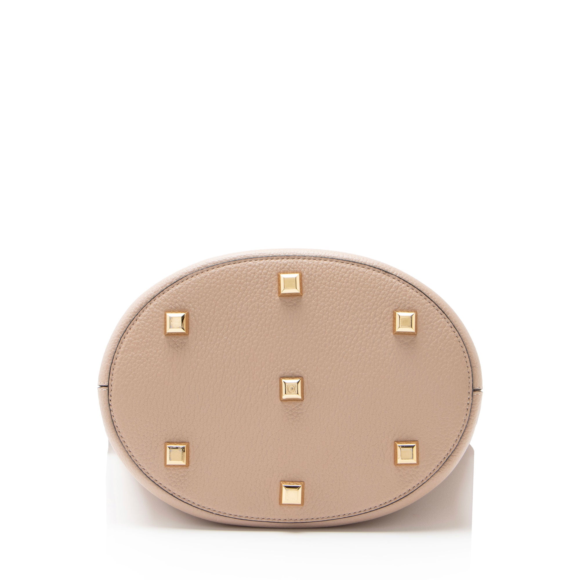 Ferragamo Calfskin Gancini Studio Bucket Bag
