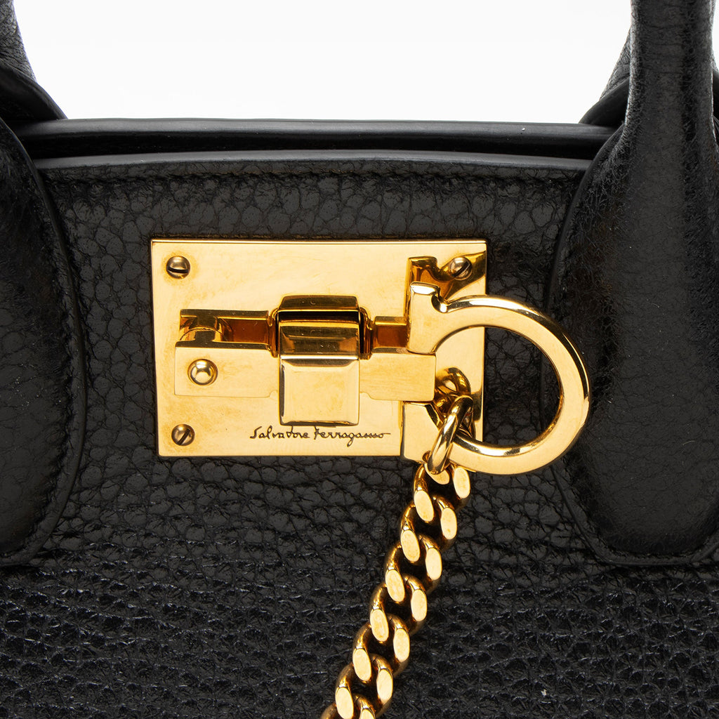 Ferragamo Calfskin Studio Satchel