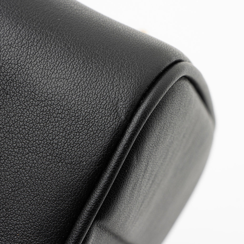 Ferragamo Embossed Leather Gancini Chain Camera Bag