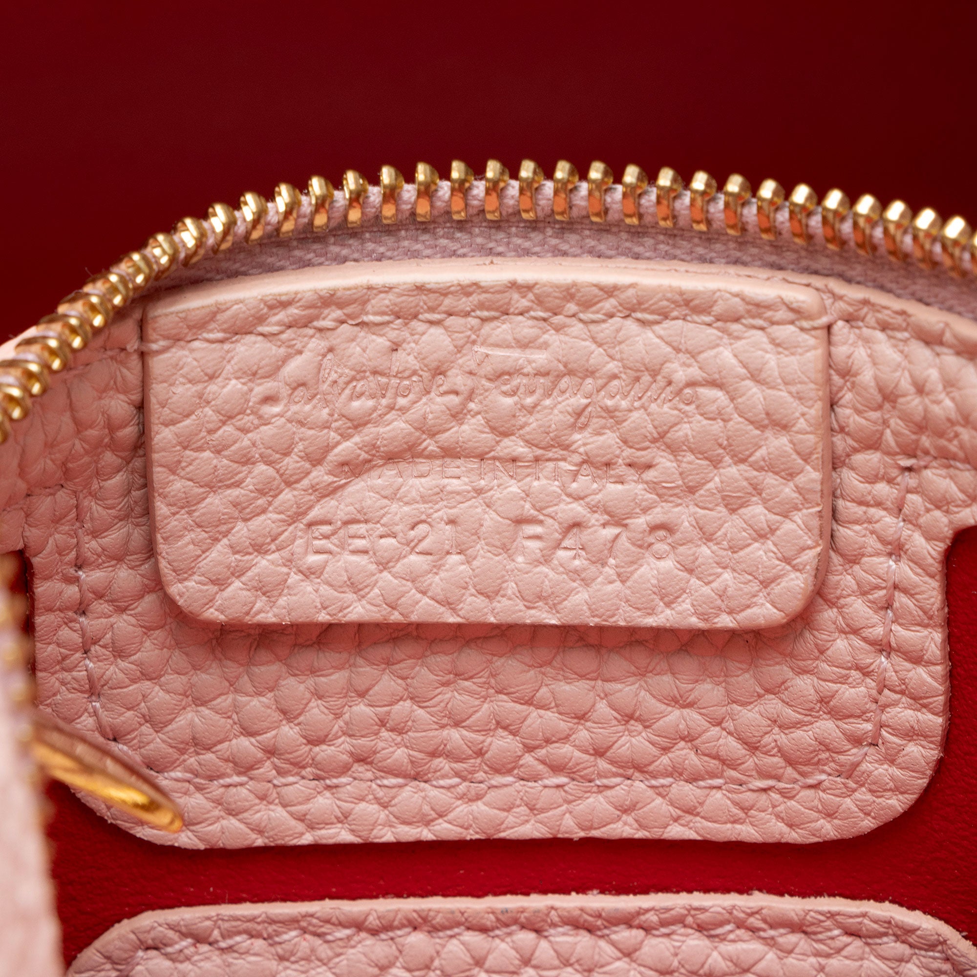 Ferragamo Leather Amy Small Tote