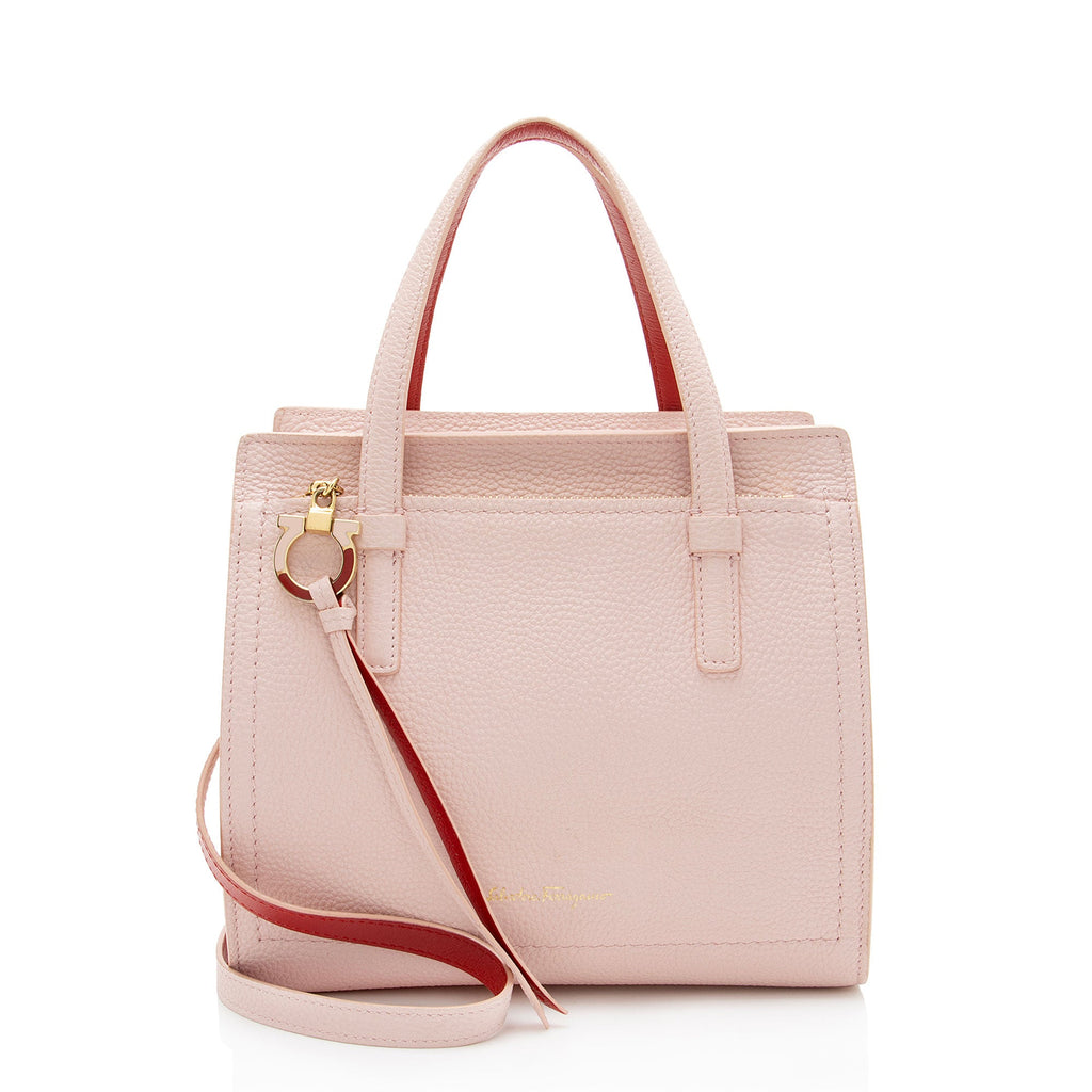 Ferragamo Leather Amy Small Tote