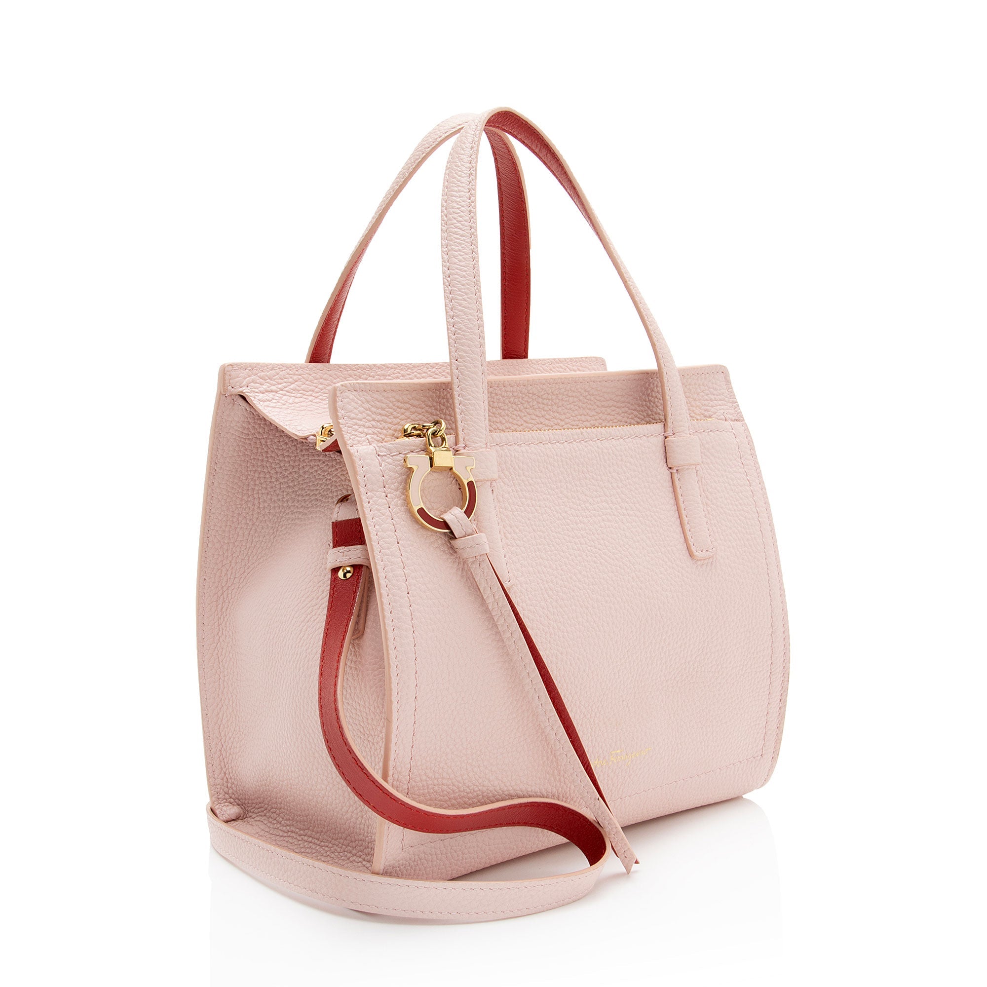 Ferragamo Leather Amy Small Tote