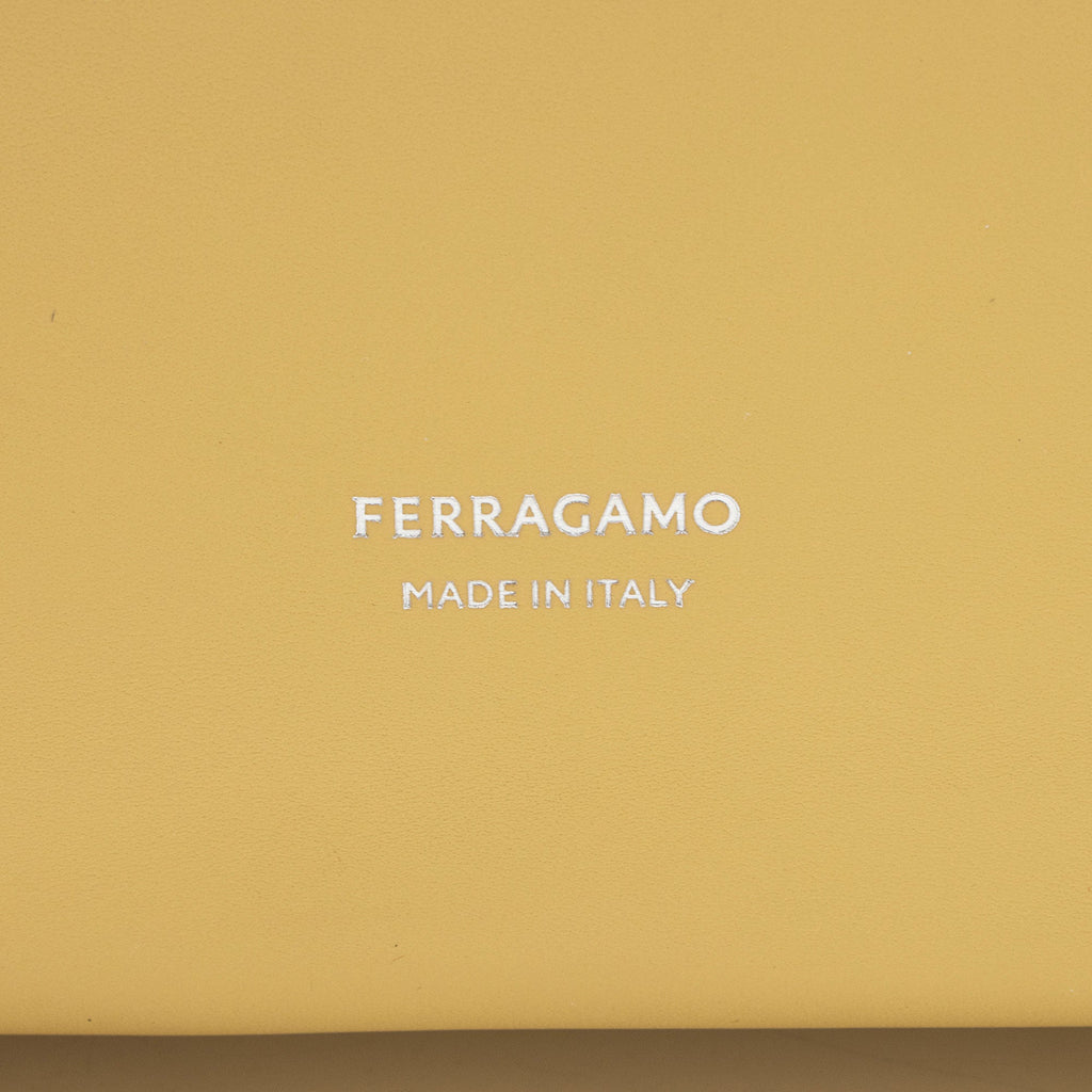 Ferragamo Leather Cut Out Hobo